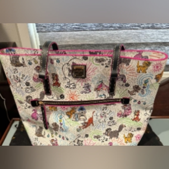Dooney & Bourke Handbags - Gently Used Dooney & Bourke Disney Cats Sketch Tote Bag